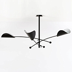 Потолочный светильник с подвижными плафонами Aracea Black Ceiling Lamp варинант исполнения - 3 | Loft Concept в Москве
