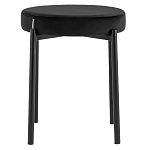 Табурет с мягким круглым сиденьем RIO Black варинант исполнения - 2 | Loft Concept в Москве
