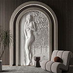 Барельеф NAKED варинант исполнения - 2 | Loft Concept в Москве