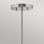 Потолочный светильник с двухслойным белым текстильным абажуром Hinkley варинант исполнения - 13 | Loft Concept в Москве