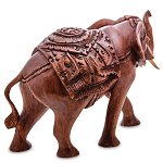 Статуэтка из дерева суар в виде слона Two Tusks варинант исполнения - 2 | Loft Concept в Москве