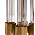 Торшер металлический со стеклянным основанием Intersection варинант исполнения - 2 | Loft Concept в Москве