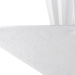 Люстра светодиодная белая геометрической формы с рифленым плафоном White Geometric Lamps варинант исполнения - 3 | Loft Concept в Москве