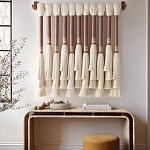 Плетеное настенное украшение с кистями Caballo Wall Hanging варинант исполнения - 1 | Loft Concept в Москве