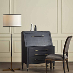 Торшер с тканевым абажуром в форме цилиндра Pinwheel Shape Base варинант исполнения - 5 | Loft Concept в Москве