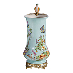 Ваза с птичкой из фарфора с бронзовыми элементами Garden of Eden варинант исполнения - 4 | Loft Concept в Москве