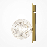 Бра с плафоном из прозрачного стекла с пузырьками воздуха Effervia варинант исполнения - 2 | Loft Concept в Москве