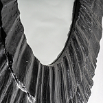 Зеркало в фактурной черной раме в современном стиле Black Maelstrom варинант исполнения - 3 | Loft Concept в Москве