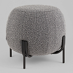 Пуф Флик ткань букле тёмно-серый варинант исполнения - 1 | Loft Concept в Москве
