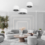 Подвесной светильник с цилиндрическим фактурным абажуром Sergey Makhno варинант исполнения - 13 | Loft Concept в Москве