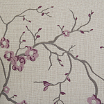 Кресло с изображением сакуры Aubrey Classical Armchair beige flax варинант исполнения - 4 | Loft Concept в Москве