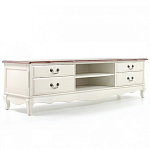 ТВ-тумба в стиле прованс из массива берёзы Interiors Romance варинант исполнения - 2 | Loft Concept в Москве