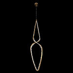 Подвесной светильник обрамленный элементами в виде кристаллов Smooth Shine варинант исполнения - 3 | Loft Concept в Москве