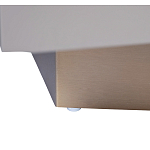 Комод со стеклянной столешницей и с выдвижными ящиками Minimalist Accent варинант исполнения - 6 | Loft Concept в Москве