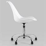 Офисный стул на металлическом основании EGGERY White пластик варинант исполнения - 3 | Loft Concept в Москве