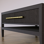 Кофейный стол Primo с двумя ящиками Темный орех варинант исполнения - 5 | Loft Concept в Москве