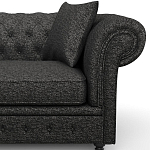 Мебельная ткань Шенилл темно-серый цвет 138 см T4-40 варинант исполнения - 8 | Loft Concept в Москве