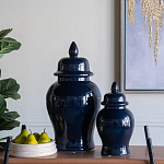 Ваза с крышкой однотонная Высота 31 см Chinoiserie Ceramics варинант исполнения - 8 | Loft Concept в Москве