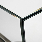 Тумбочка зеркальная с ящиком Mirror Chrome Cabinet варинант исполнения - 3 | Loft Concept в Москве