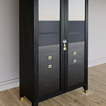 Дизайнерский шкаф витрина Elsa Dreams Black с 4-мя ящиками варинант исполнения - 2 | Loft Concept в Москве