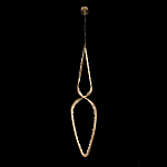 Подвесной светильник обрамленный элементами в виде кристаллов Smooth Shine варинант исполнения - 1 | Loft Concept в Москве