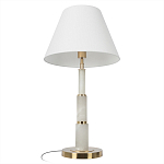 Настольная лампа с белым конусовидным абажуром More Tender варинант исполнения - 3 | Loft Concept в Москве