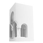 Встраиваемый в стену гипсовый светильник под покраску с арками и рельефными колоннами Antiquity Athena варинант исполнения - 4 | Loft Concept в Москве