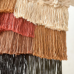 Текстильное Панно с бахромой варинант исполнения - 1 | Loft Concept в Москве