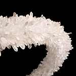 Люстра круглая с натуральным горным хрусталем Crystal Shimmer варинант исполнения - 5 | Loft Concept в Москве