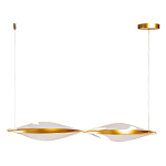 Люстра линейная с изогнутым плафоном Wave Line варинант исполнения - 2 | Loft Concept в Москве