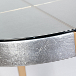 Столик журнальный серебристый с круглой столешницей Showing Refinement варинант исполнения - 1 | Loft Concept в Москве