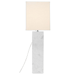 Настольная лампа на прямоугольном корпусе с тканевым абажуром One Piece Support варинант исполнения - 3 | Loft Concept в Москве