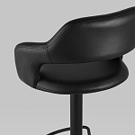 Барный стул черного цвета Strohach варинант исполнения - 6 | Loft Concept в Москве