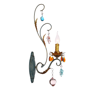 Бра Colored Glass Pendant Sconce