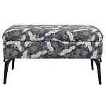 Банкетка с принтом из журавлей Crane варинант исполнения - 1 | Loft Concept в Москве