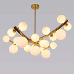 Люстра подвесная фигурная с белыми лампами в форме шара Felicitat варинант исполнения - 4 | Loft Concept в Москве