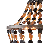 Люстра каплевидной формы с подвесками в виде декоративных бусин Flat Beads варинант исполнения - 1 | Loft Concept в Москве