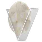 Бра светодиодное с диском из кварца Vendetta варинант исполнения - 2 | Loft Concept в Москве