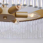 Люстра подвесная круглая со стеклянными трубками Nembus варинант исполнения - 3 | Loft Concept в Москве