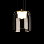 Подвесной светильник с цилиндрическим прозрачным стеклянным плафоном Grada Light варинант исполнения - 5 | Loft Concept в Москве