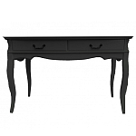 Консоль черного цвета из массива бука в стиле прованс Black Provence варинант исполнения - 2 | Loft Concept в Москве
