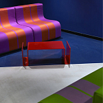 Дизайнерский кофейный стол Poltronova T01 Red Coffee Table варинант исполнения - 3 | Loft Concept в Москве