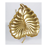 Столик приставной с столешницей Тропический лист Tropical Forest gold варинант исполнения - 4 | Loft Concept в Москве