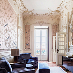 Обои ручная роспись Earlham Almost Mauve варинант исполнения - 2 | Loft Concept в Москве