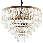 Люстра с прямоугольными хрустальными подвесками Lunet Crystal Rectangulars Chandelier 12 варинант исполнения - 1 | Loft Concept в Москве