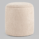 Пуфик Бежевое Букле Poof Alice Beige Boucle  варинант исполнения - 5 | Loft Concept в Москве