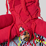 Настенный ковер разноцветный из одежды Heart варинант исполнения - 4 | Loft Concept в Москве