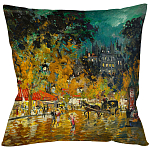 Подушка декоративная Париж Impressionism in Art варинант исполнения - 1 | Loft Concept в Москве