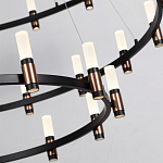 Люстра подвесная с тремя круглыми ярусами и цилиндрическими плафонами Arnaut Light варинант исполнения - 5 | Loft Concept в Москве