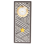 Часы подарочные настольные в виде погона Генерала из натурального камня Змеевик Silver Military Clock варинант исполнения - 10 | Loft Concept в Москве